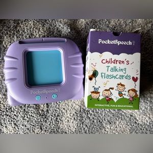 Pocket speech talking flash cards